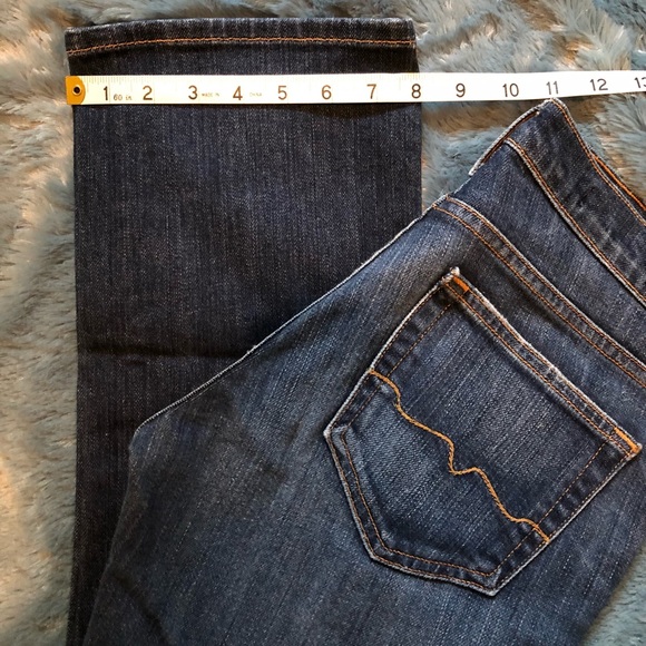 Red Engine Cropped Jeans Size 28 - Picture 9 of 14